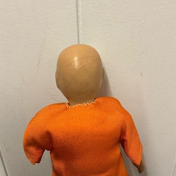 Vintage Chinese Ethnic Malaya Doll Handpainted with Clothing - Picture 6 of 7